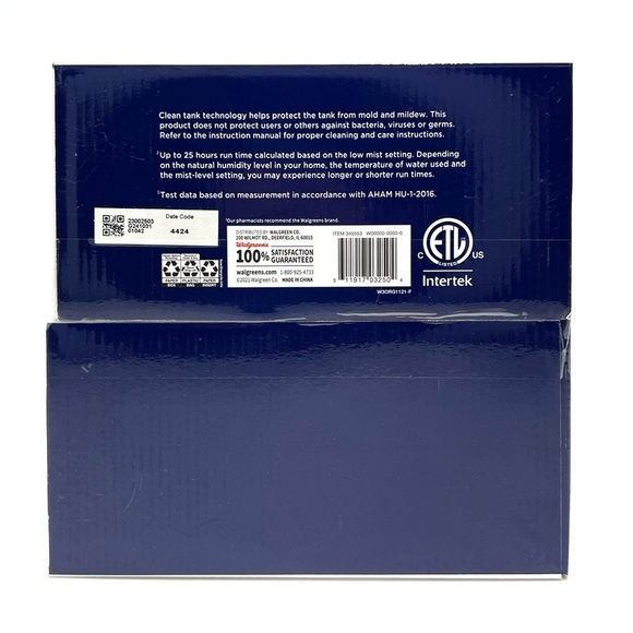 Walgreens Humidifier Ultrasonic - Picture 3 of 4